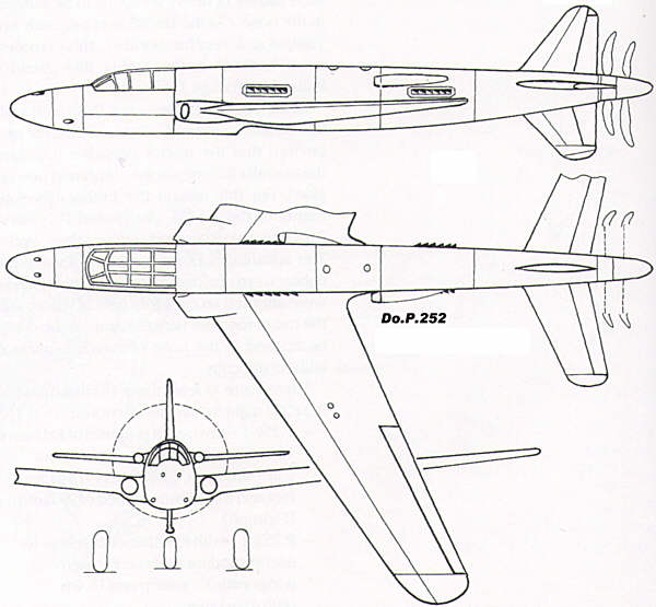 Dornier Do.P.252/2 Plan View