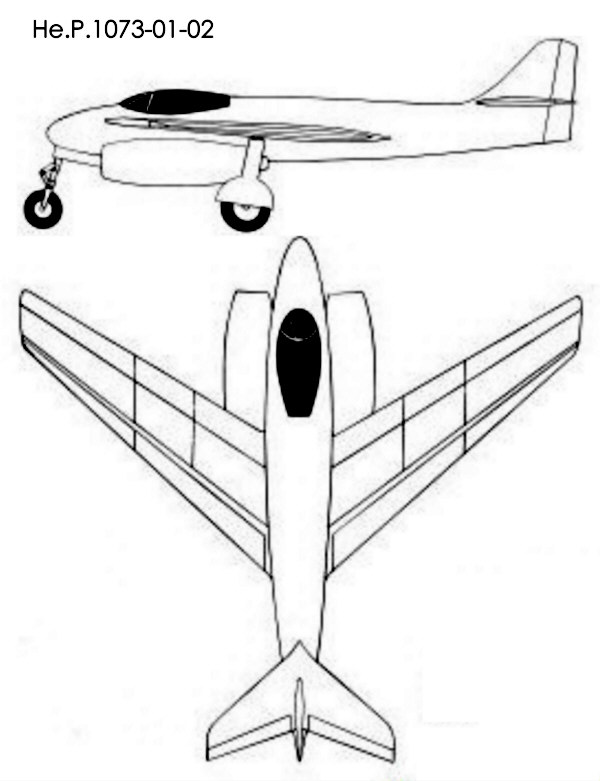 Heinkel He.P.1073.01-02 Plan View