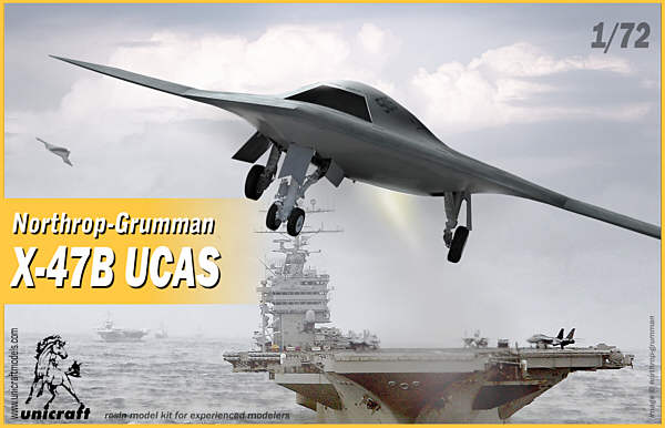 Northrop-Grumman X-47B - Unicraft Box Art