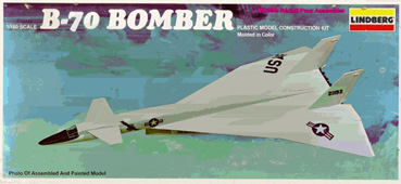 North American XB-70 - Lindberg Box Art 2